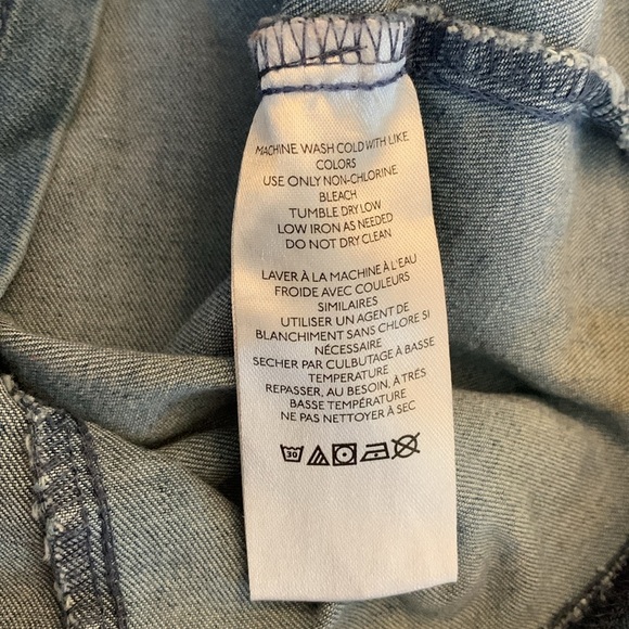 Urban Outfitters Nayda Denim jean Mini Dress Lace Up Sweetheart Neckline - Picture 10 of 11